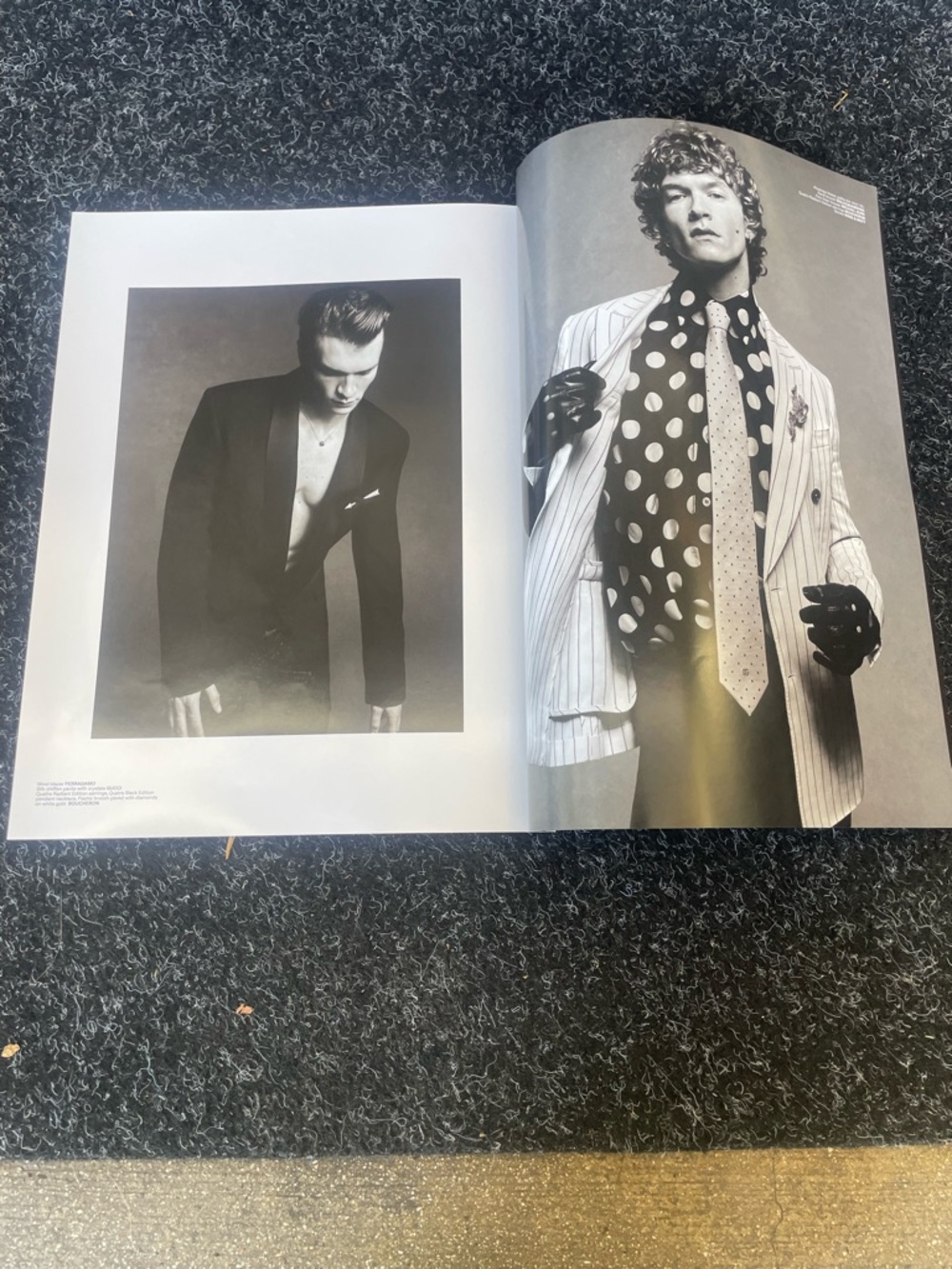 Vman Magazine Issue 56 Spring/Summer 2026 - Black & White Cover - Picture 2 of 2